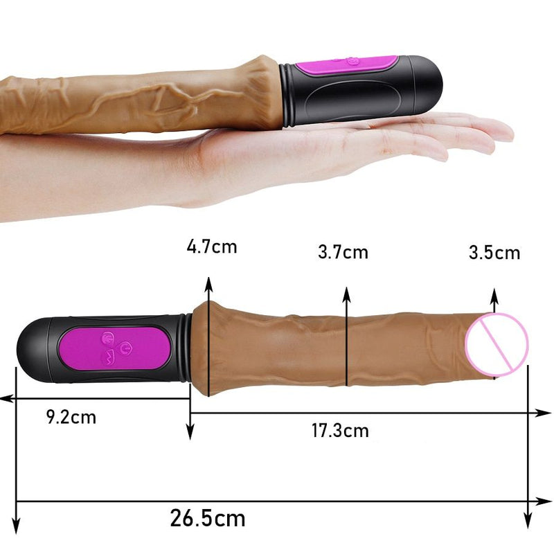 Vibrador Pênis Soft Boy com aquecimento