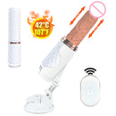 Alvira - 10 Vibrações 6 Modos Telescópicos Dildo Realista