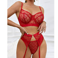 Conjunto de Lingerie Luxo Super Sexy com Renda Delicada - PervertySex