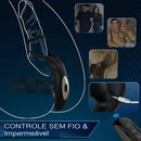 Vibrador Master Com Anel Peniano e Empurra Empurra - 12 Modos