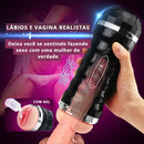 Masturbador Oral de Vibração - Cabeça Dupla