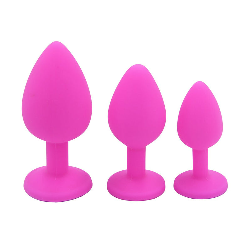 Plugue Anal Silicone (DIVERSOS TAMANHOS E CORES)