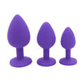 Plugue Anal Silicone (DIVERSOS TAMANHOS E CORES)