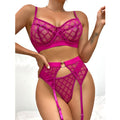 Conjunto de Lingerie Luxo Super Sexy com Renda Delicada - PervertySex