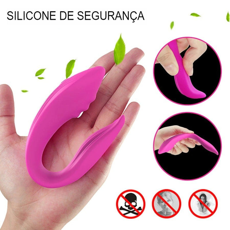 Vibrador Para Casais - Com 10 Tipos De Vibrações