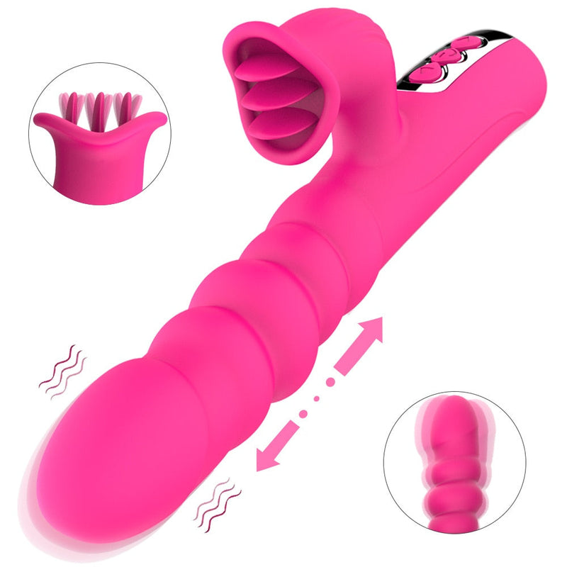 Vibrador Coelho com estimular de clitóris