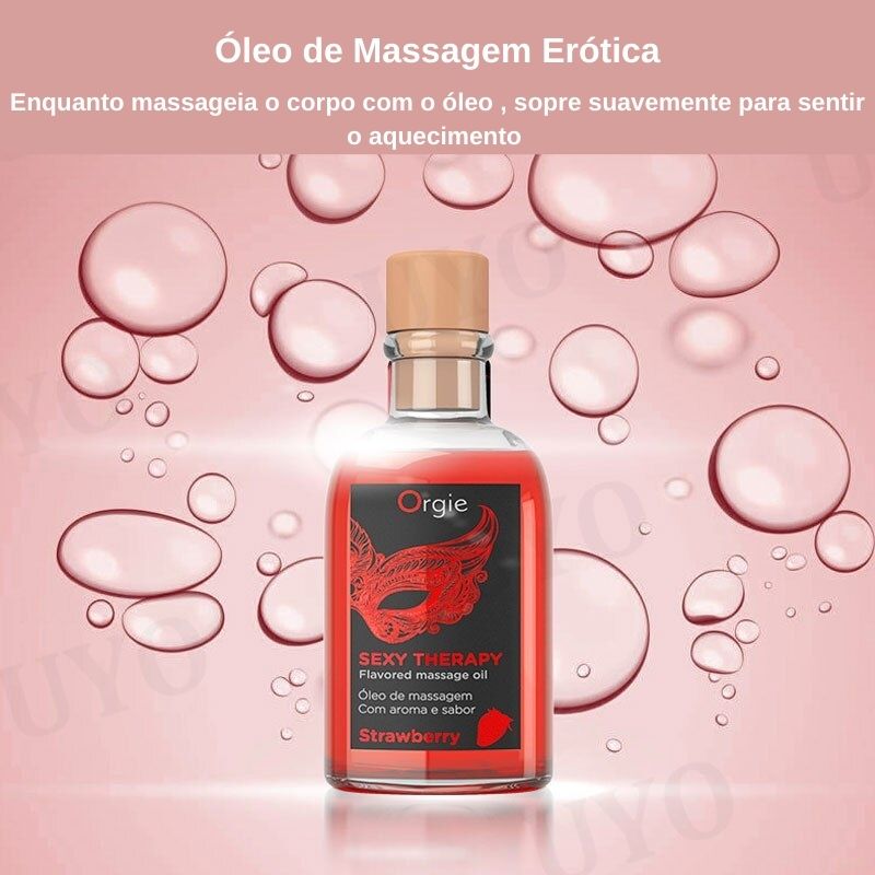 óleo de massagem com aquecimento para casais