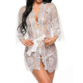 Lingerie Feminina Sexy Com Babados De Renda Transparente