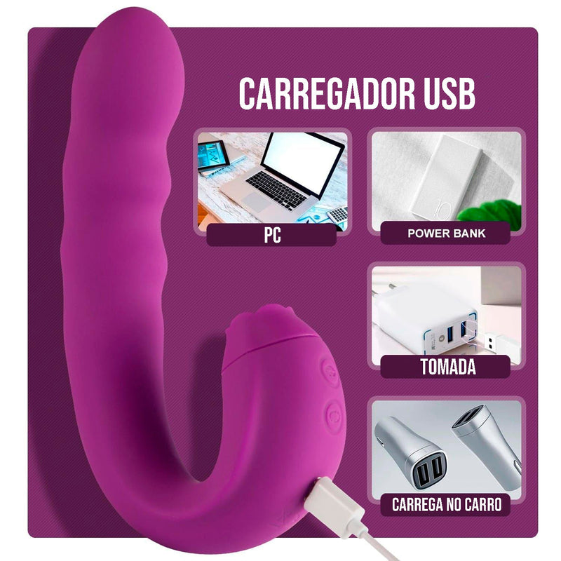 Vibrador Ponto G com Cabeça Rotativa - Valkyrie