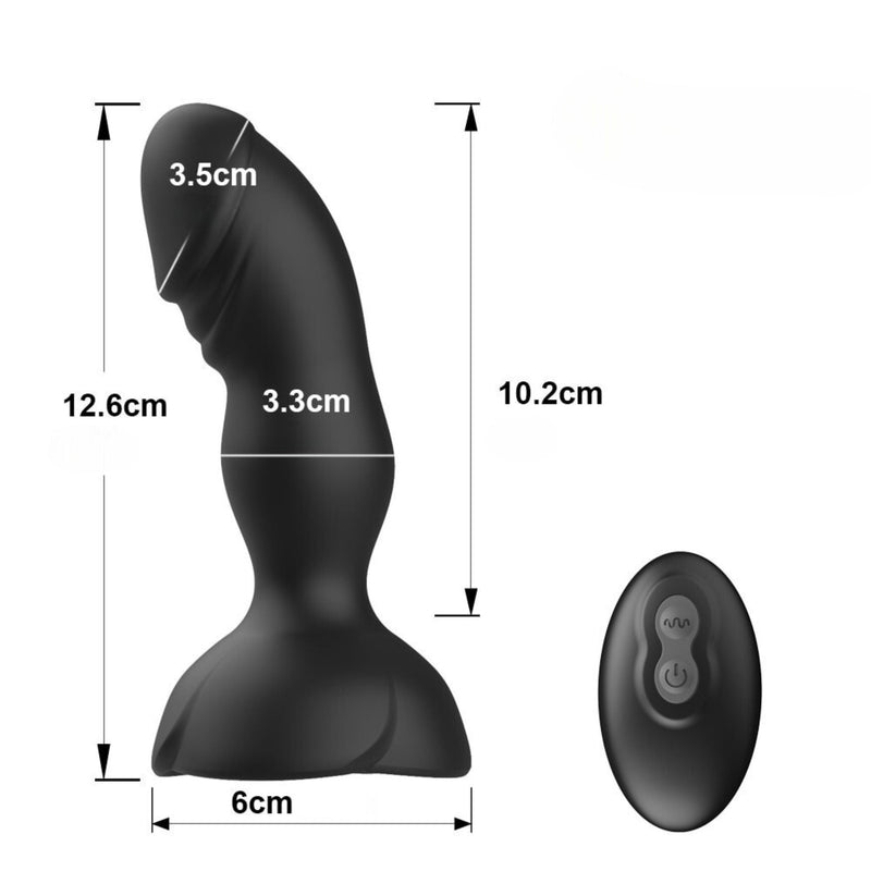 Plug e Vibrador Vênus 10 Modos