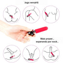 Estimulador de Clitóris Formato Batom - 10 Modos de Vibração