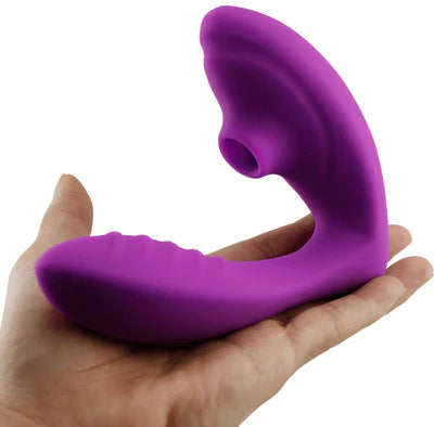 Vibrador Ponto G e Sugador de Clitóris 10 Níveis